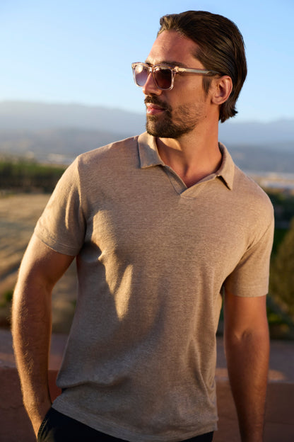 THE CLASSIC LINEN SLIM POLO