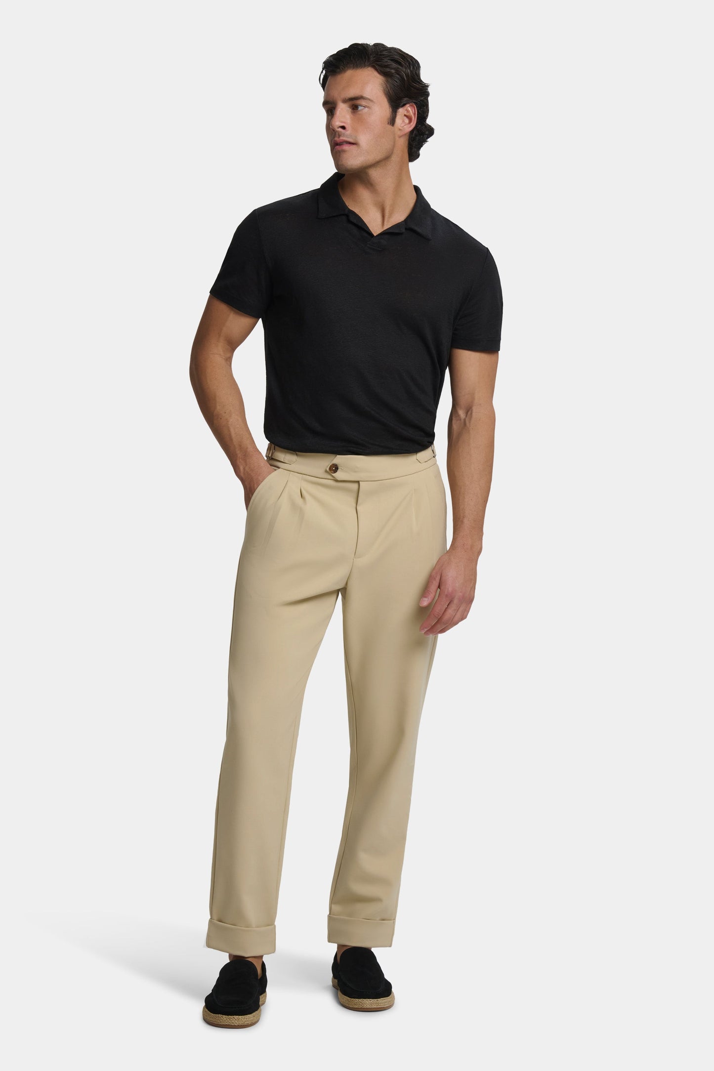 THE CLASSIC LINEN SLIM POLO