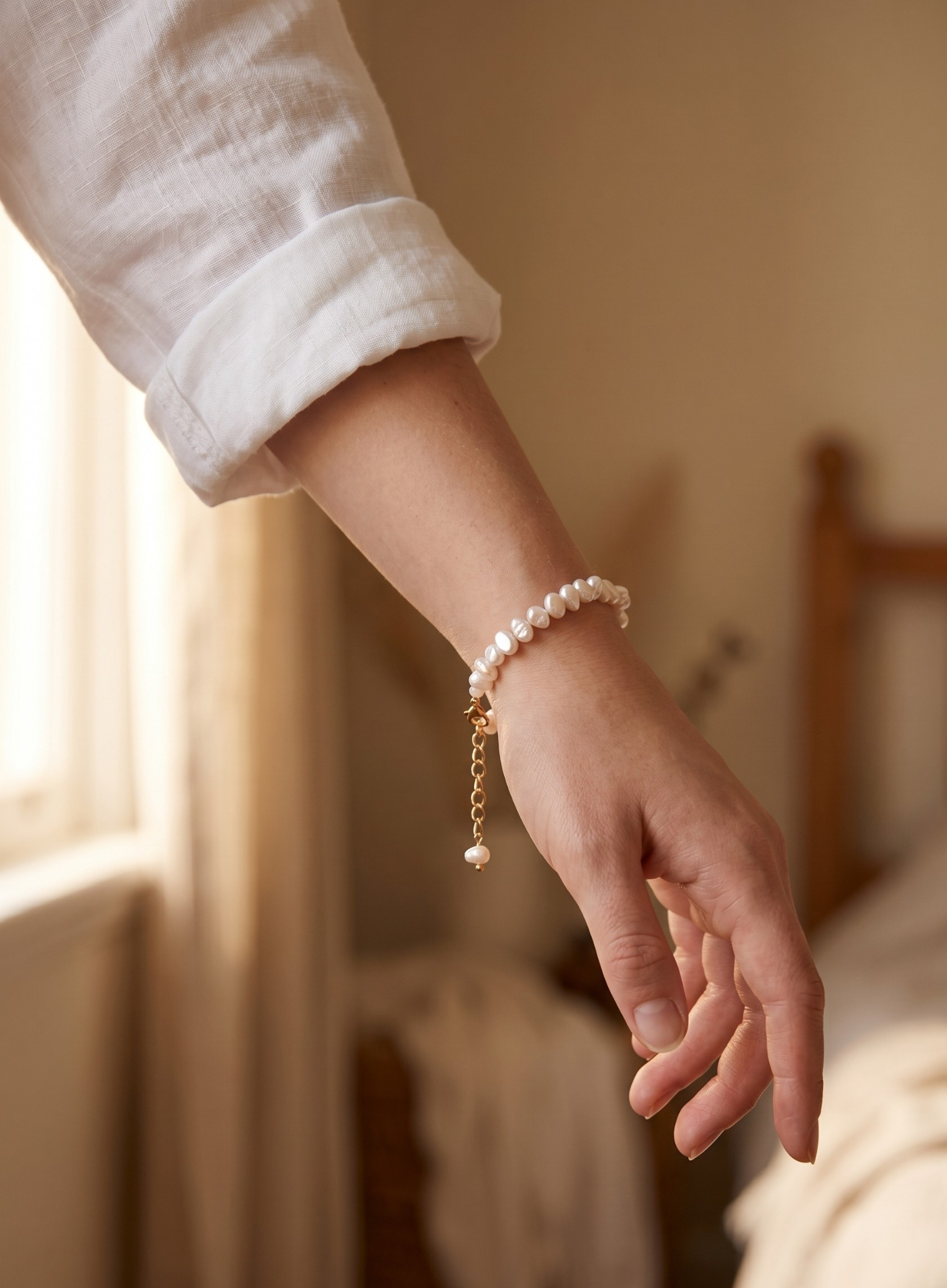 Pulseira Silêncio de Pérola
