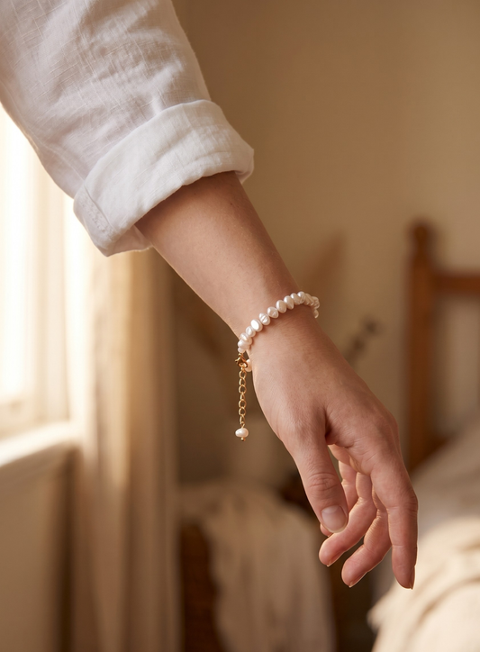Pulseira Silêncio de Pérola