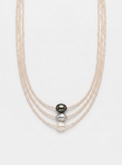 Conjunto de Colares Harmonia de Pérolas