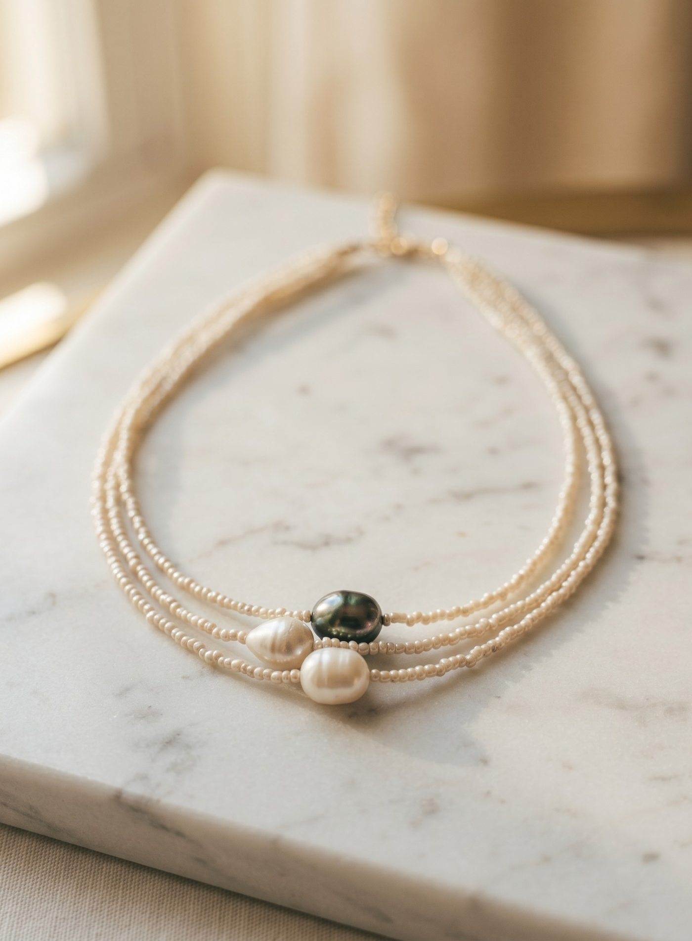 Conjunto de Colares Harmonia de Pérolas