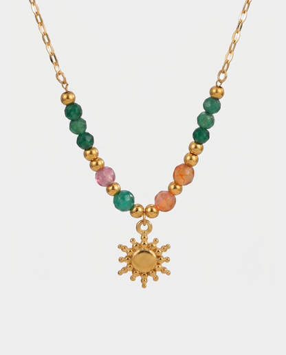 Colar Sol Dourado
