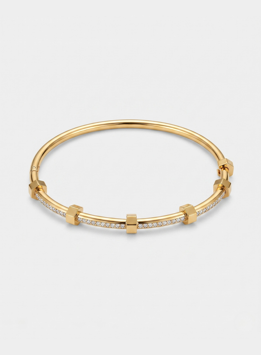 Pulseira Brilho Dourado